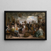 Het Dansende Koppel - Jan Steen — ingelijst kunstwerk aan de muur