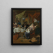 La Maison Dissolue - Jan Steen — ingelijst kunstwerk aan de muur