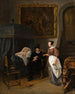 De doktersbezoek - Jan Steen — weergave van het kunstwerk