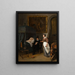 De doktersbezoek - Jan Steen — ingelijst kunstwerk aan de muur