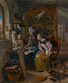 De tekenles - Jan Steen — weergave van het kunstwerk