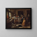 Het familieconcert - Jan Steen — ingelijst kunstwerk aan de muur