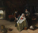 La jeune fille amoureuse - Jan Steen — weergave van het kunstwerk