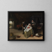La jeune fille amoureuse - Jan Steen — ingelijst kunstwerk aan de muur