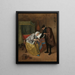 De zieke vrouw - Jan Steen — ingelijst kunstwerk aan de muur