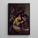 L'alchimiste du village - Jan Steen — ingelijst kunstwerk aan de muur