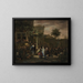 Het Huwelijk op het platteland - Jan Steen — ingelijst kunstwerk aan de muur
