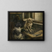 Honden - Jan Stobbaerts — ingelijst kunstwerk aan de muur