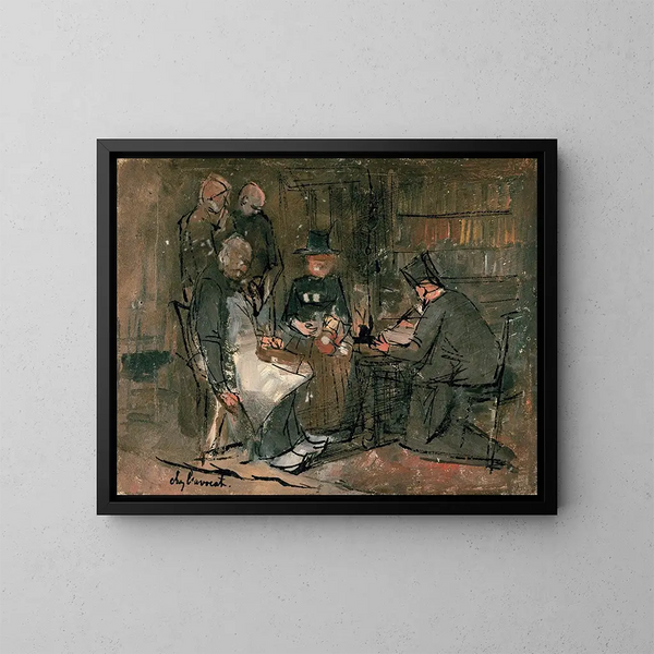 the lawyer's office - Jan Toorop — framed artwork on a wall
