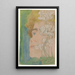Marguerite Painting - Jan Toorop — framed artwork on a wall