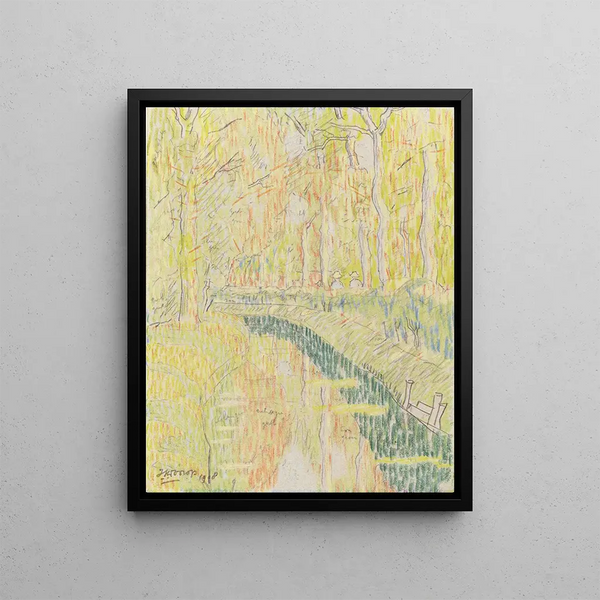 Jan Toorop - Vaart tussen bomen.webp