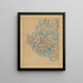 Oak Leaves Painting - Jan Veth — framed artwork on a wall