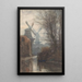 Moulins le long d'un canal - Jan Veth — ingelijst kunstwerk aan de muur