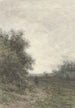 Landschap met een ruiter en een kudde schapen met herder - Jan Vrolijk — weergave van het kunstwerk