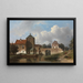 L'IJsselpoort à IJsselstein - Jan Weissenbruch — ingelijst kunstwerk aan de muur