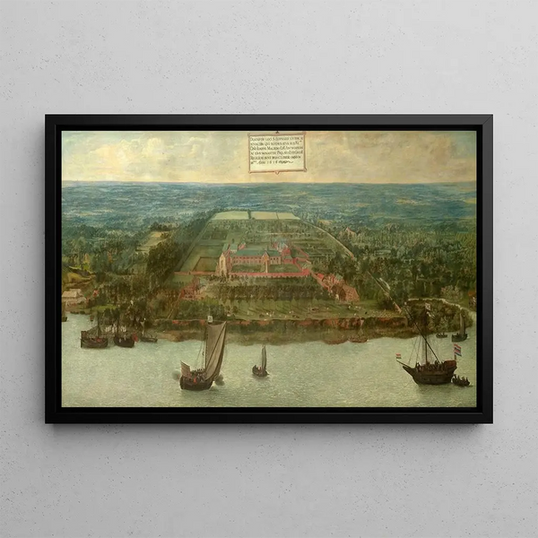 L'Abbaye de Saint Bernard - Jan Wildens — framed artwork on a wall