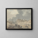 Vue des runes sur le Rapenburg à Leyde après l'explosion du vaisseau à poudre le 12 janvier 1807 - Jan Willem Pieneman — ingelijst kunstwerk aan de muur