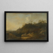 Landschap met herder - Jan Wils — ingelijst kunstwerk aan de muur