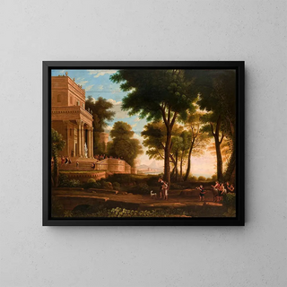 Jan Wolaski - Landscape with a Classical Structure.webp