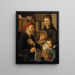Bureau de l'intendant Bureau du notaris - Jan Woutersz Stap — ingelijst kunstwerk aan de muur