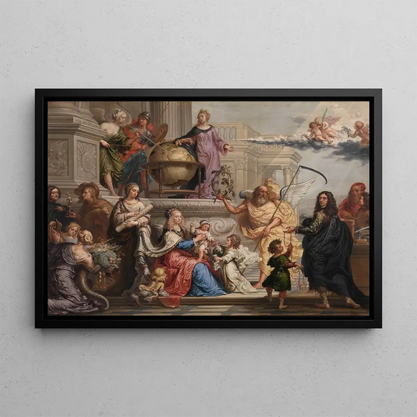 Jan Ykens - Allegorical Adoration of the Birth of a Prince.webp