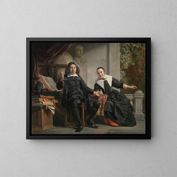Abraham Casteleyn et sa femme Margarieta van Bancken - Jan de Bray — framed artwork on a wall