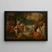 Het Doopsel van Christus - Jan van Balen — ingelijst kunstwerk aan de muur