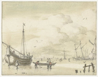 Jan van Call the elder - Wintergezicht Jan van de Cappelle 1634  1700.webp