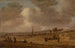 Een Strand met Visboten - Jan van Goyen — weergave van het kunstwerk