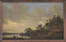 Rivierscène met de taverne van de Zwaan - Jan van Goyen — weergave van het kunstwerk
