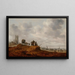 La vieille église à Egmond aan Zee - Jan van Goyen — ingelijst kunstwerk aan de muur