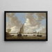 View of Dordrecht from the North - Jan van Goyen — framed artwork on a wall