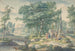 Landschapschilderij met arcadische setting en muzikale figuren - Jan van Huysum — weergave van het kunstwerk