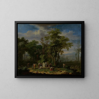 Jan van Huysum - Arcadian Landscape with a Ceremonial Sacrifice.webp