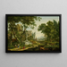 Landschap in Arcadische stijl - Jan van Huysum — ingelijst kunstwerk aan de muur