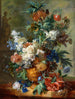 Natuurschildering met bloemen - Jan van Huysum — weergave van het kunstwerk