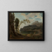 Landschap met mythologische figuren - Jan van Nickelen — ingelijst kunstwerk aan de muur