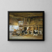 Koeien in een schuur - Jan van Ravenswaay — ingelijst kunstwerk aan de muur