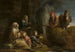 Kampement van zigeuners - Jan van de Venne — weergave van het kunstwerk