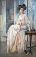 Portret van Madame AJ - Jane Atché — weergave van het kunstwerk