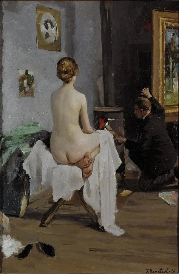 Janis Rozentls - The Painters Studio.webp