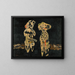 Figuren - Jankel Adler — ingelijst kunstwerk aan de muur