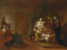 Jakob zegenend de zonen van Jozef - Januarius Zick — weergave van het kunstwerk