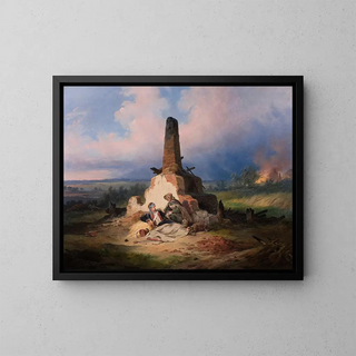 January Suchodolski - Wounded uhlan in 1831.webp