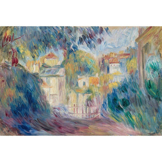 Jardin à Montmartre - Pierre-Auguste Renoir | Reproduction Tableau Décoration murale affiche copie