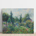 Reproductie van het schilderij Tuin en kippenhok bij Octave Mirbeau, Les Damps - Camille Pissarro