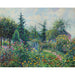 Reproductie van het schilderij Tuin en kippenhok bij Octave Mirbeau, Les Damps - Camille Pissarro