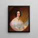 portret van Pauline Comtesse Nostitz 1801-1881 - Jaroslav Čermák — ingelijst kunstwerk aan de muur