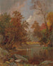 L'automne sur la rivière - Jasper Francis Cropsey — weergave van het kunstwerk