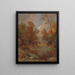L'automne sur la rivière - Jasper Francis Cropsey — ingelijst kunstwerk aan de muur